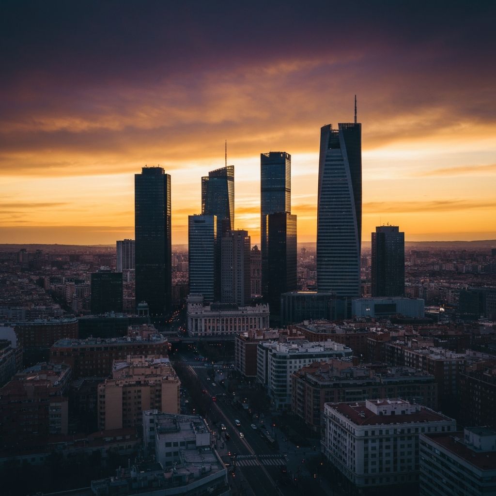 Madrid skyline